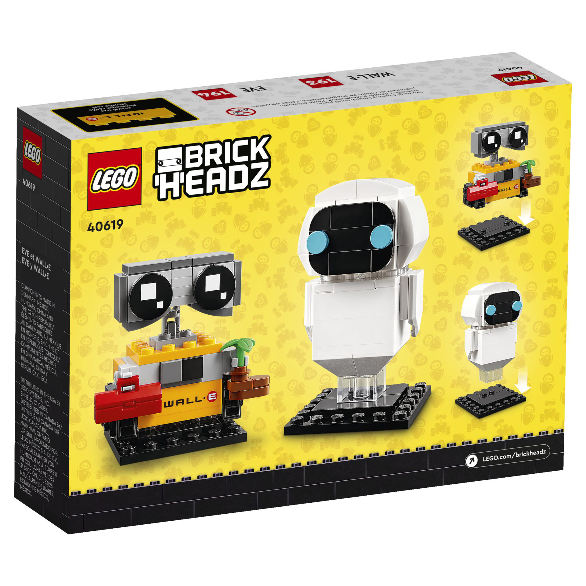 Lego BrickHeadz - EVE und WALL•E - 40619 - Brick It